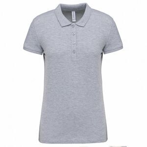Kariban Womens/Ladies Pique Polo Shirt / Oxford Grey